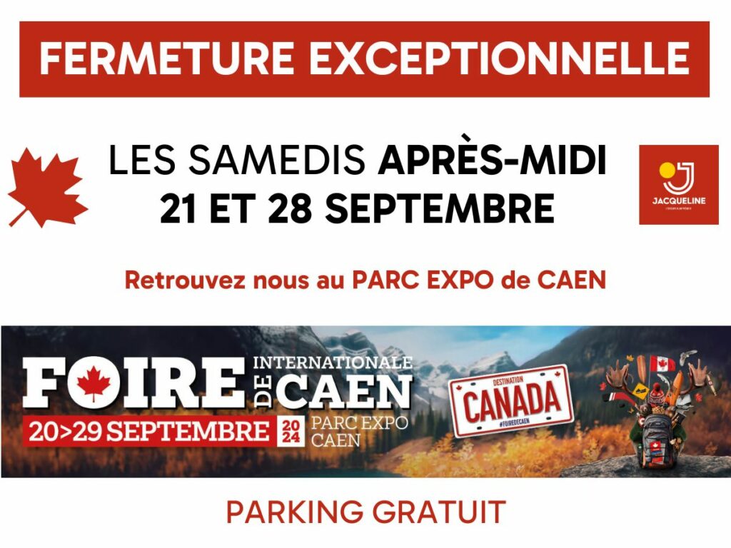 fermeture samedis foire